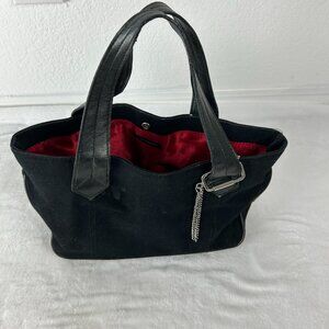 Victoria's Secret Black Small Travel Overnight Tote Bag